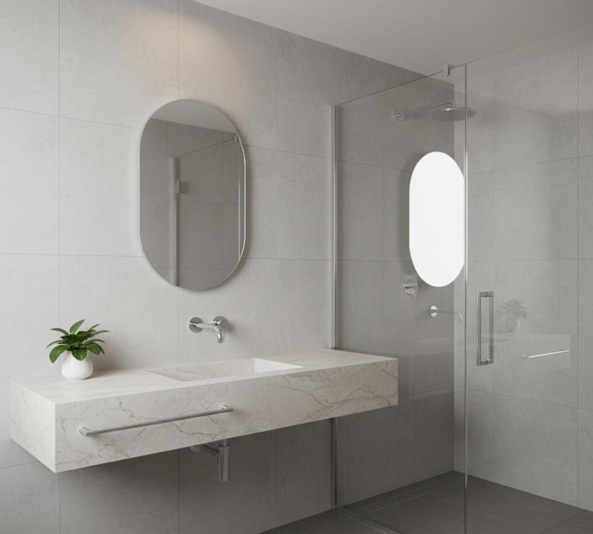 Phòng tắm tại Siera Luxury Hotel