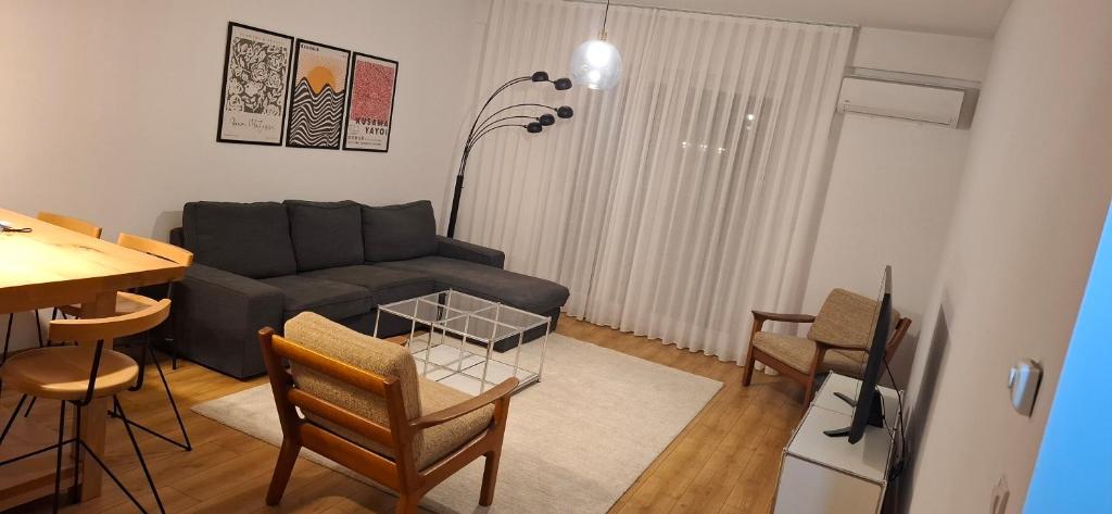 Χώρος καθιστικού στο Nice and cozy apartment