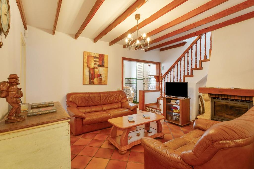 Posezení v ubytování La Casa De Vilaflor