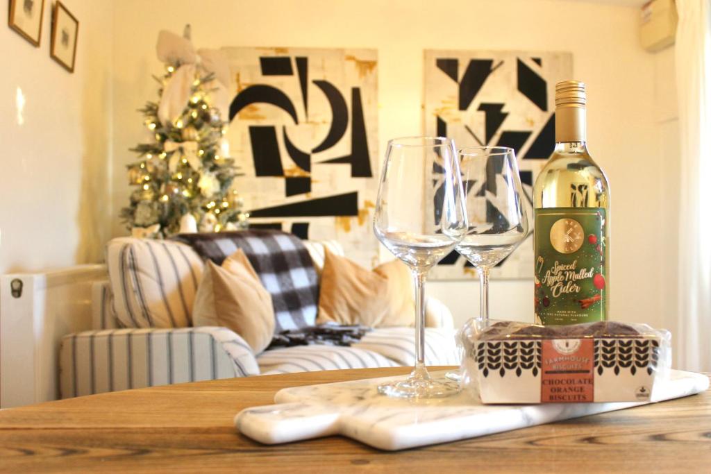 Nápoje v ubytování Cosy Cottage in Rural Lympsham