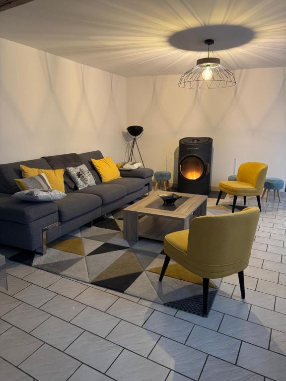 Posezení v ubytování Marie Clothilde