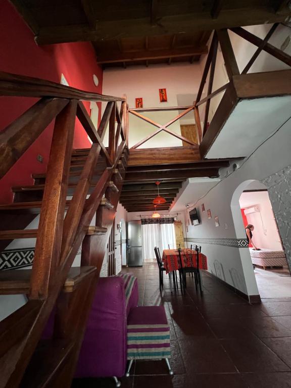 Postel nebo postele na pokoji v ubytování Residencia Salomon