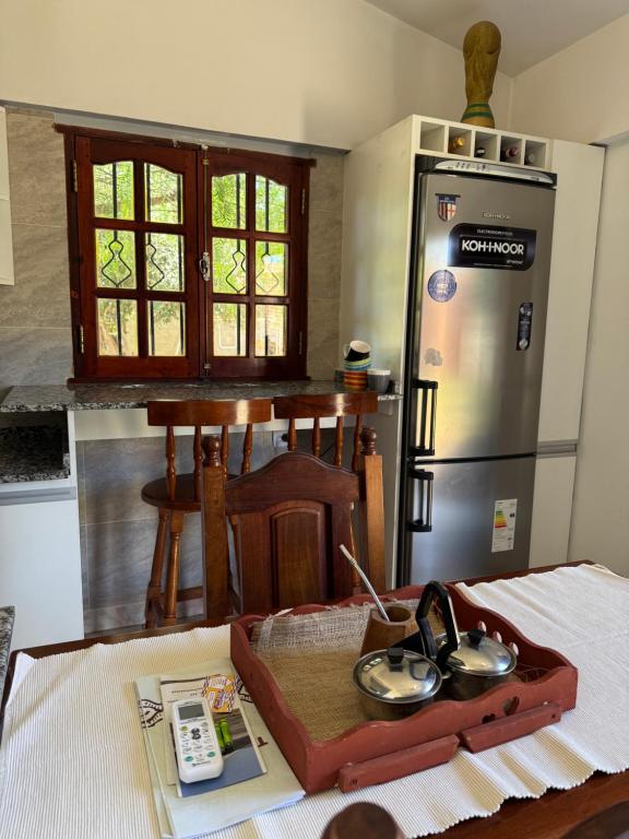 Kuchyň nebo kuchyňský kout v ubytování La casita del Olivo