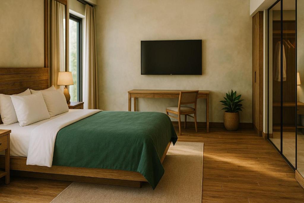 Una cama o camas en una habitación de Deli Suite