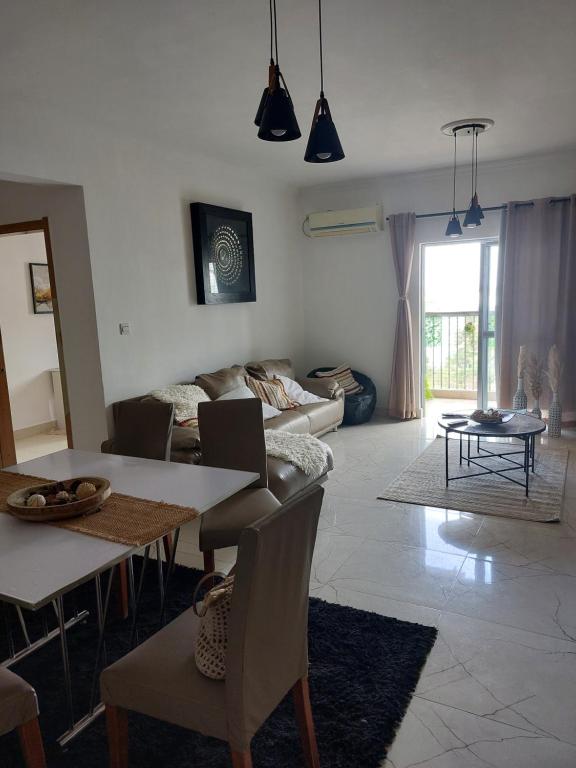 Χώρος καθιστικού στο Apartment for work or vacation stays