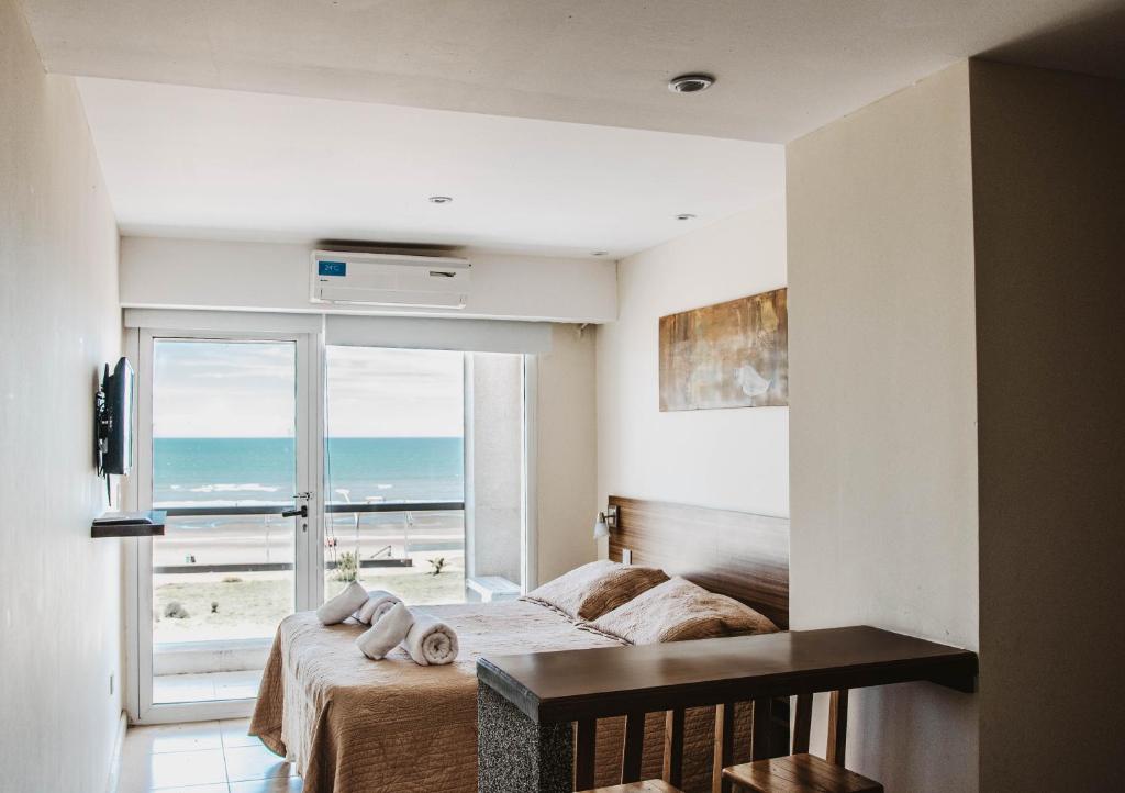 En eller flere senge i et værelse på Mar del Este apart