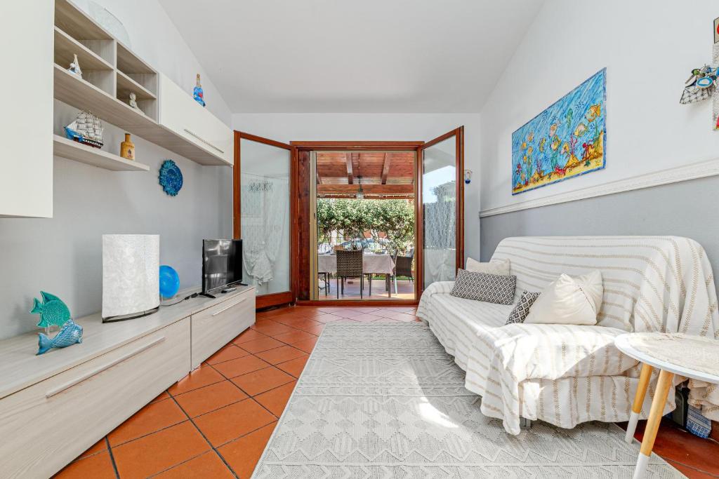 Χώρος καθιστικού στο Villetta Via Tempio