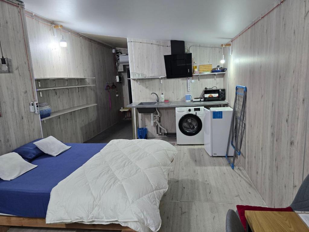 Postel nebo postele na pokoji v ubytování Jarosta-Premium