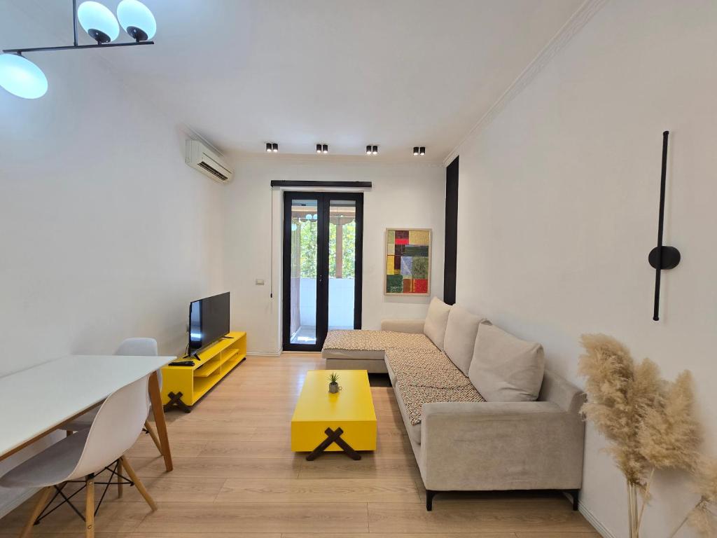 Χώρος καθιστικού στο Tirana Urban Oazis -Central & Steps to Attractions