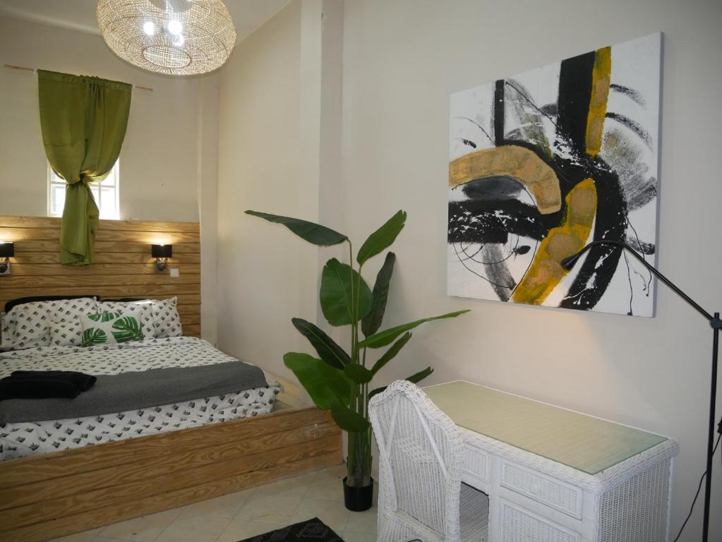 Ένα ή περισσότερα κρεβάτια σε δωμάτιο στο Rodney Heights 3-Bed Apt