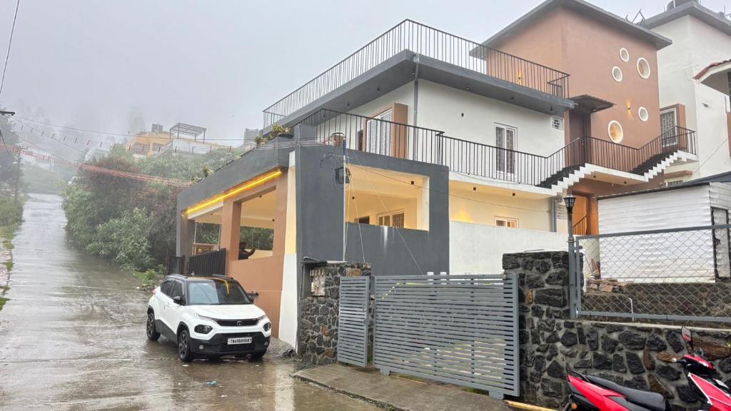 Bygningen som pensionatet ligger i