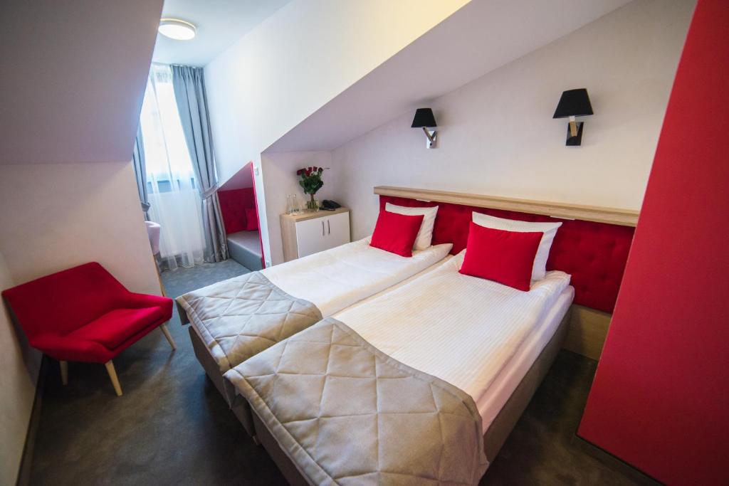 Postel nebo postele na pokoji v ubytování Hotel Arte