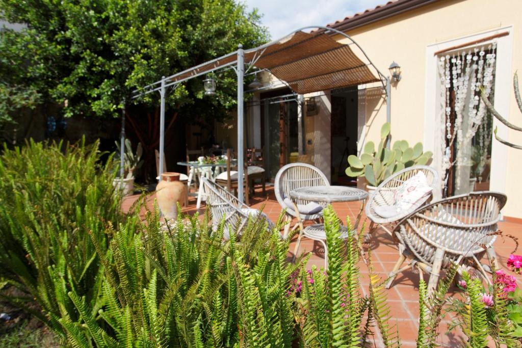 A garden outside Cottage on the Beach