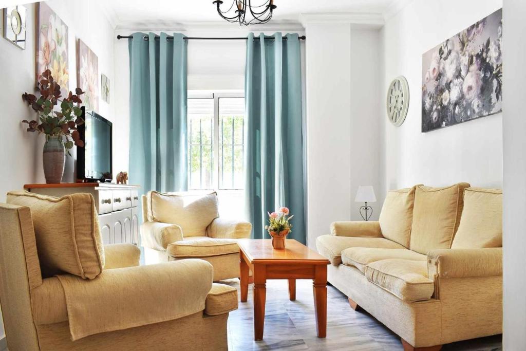 Гостиная зона в Piso Saturno Bajo C Conil