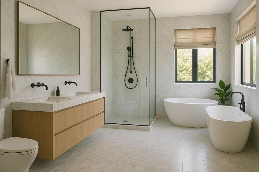 Un baño de Start the Suite