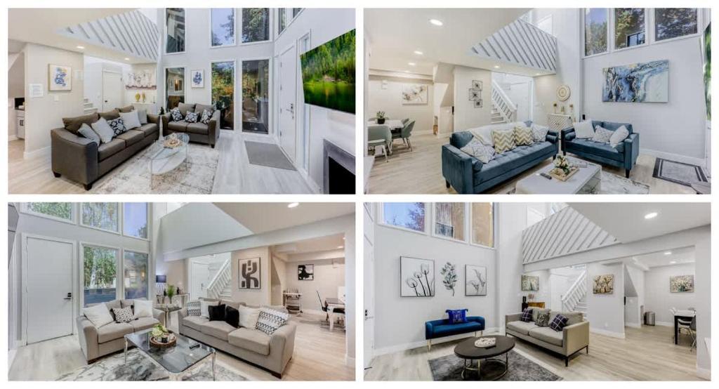 Χώρος καθιστικού στο 4 Luxury Townhouses in Private Lot near Meta & Stanford