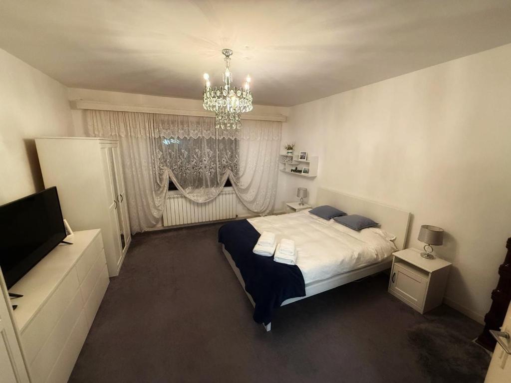 Postel nebo postele na pokoji v ubytování Casa Victoria