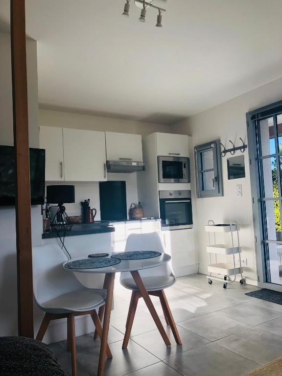 Bel Air Studios-Terrasse couverte-Jardinet-Vue Pont de Normandie-Parking privé - 15