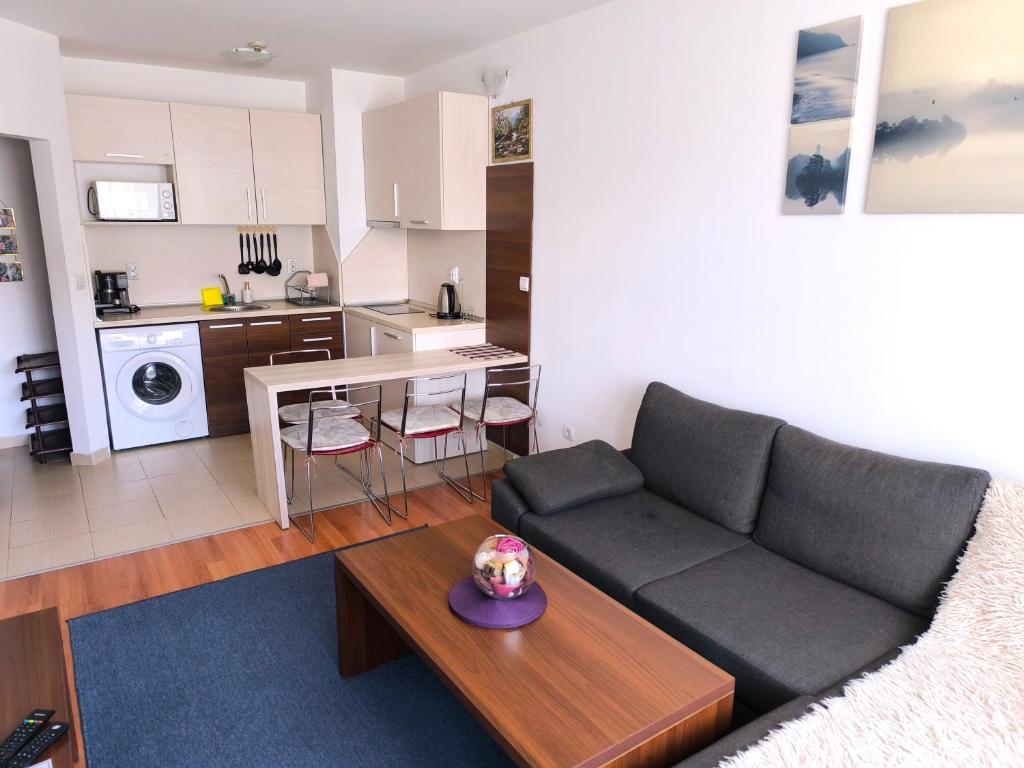 Η κουζίνα ή μικρή κουζίνα στο Apartment in Belvedere Club G205