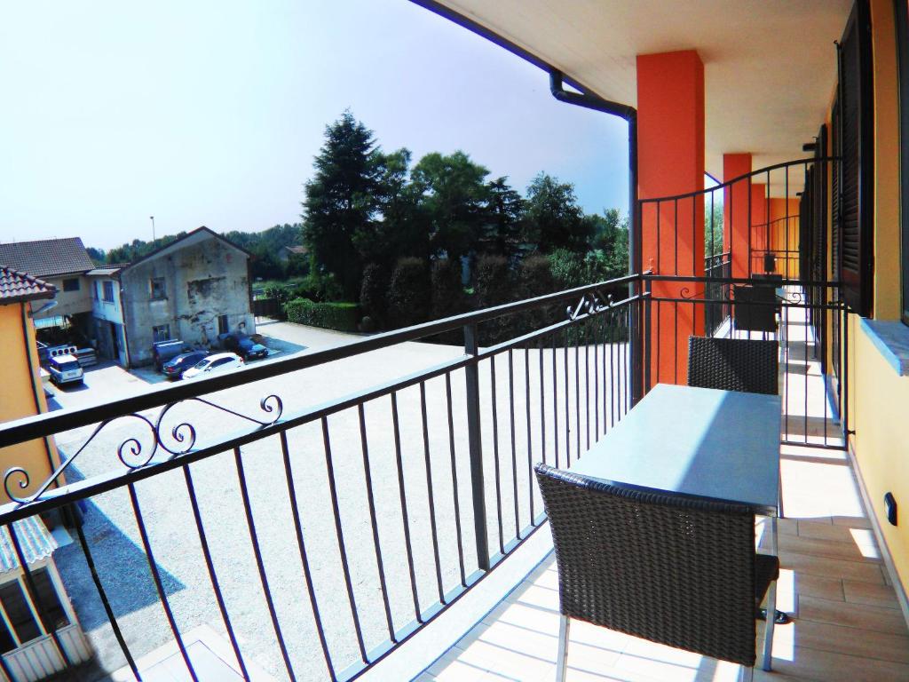 A balcony or terrace at La Tarantola