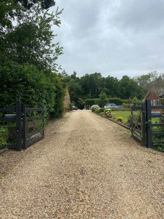 Zahrada ubytování Rural Countryside Wellness Retreat Alpacas, Woods and Chickens with a Fire in Dorset