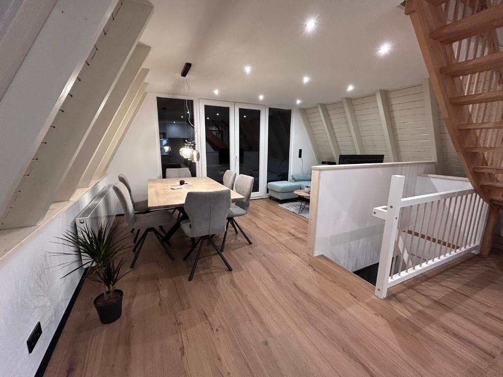 Χώρος καθιστικού στο Chalet am Biggesee