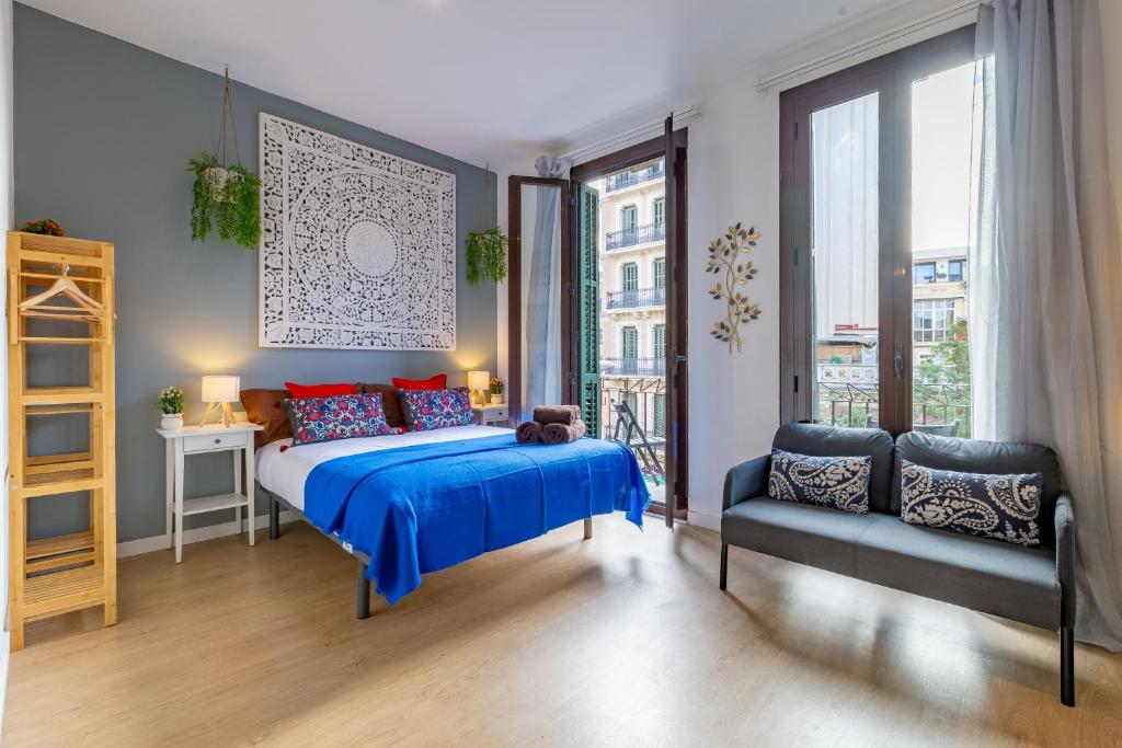 Estudio en Sants a 15' Barcelona Centro - Spotify Camp Nou - Fira Bcn