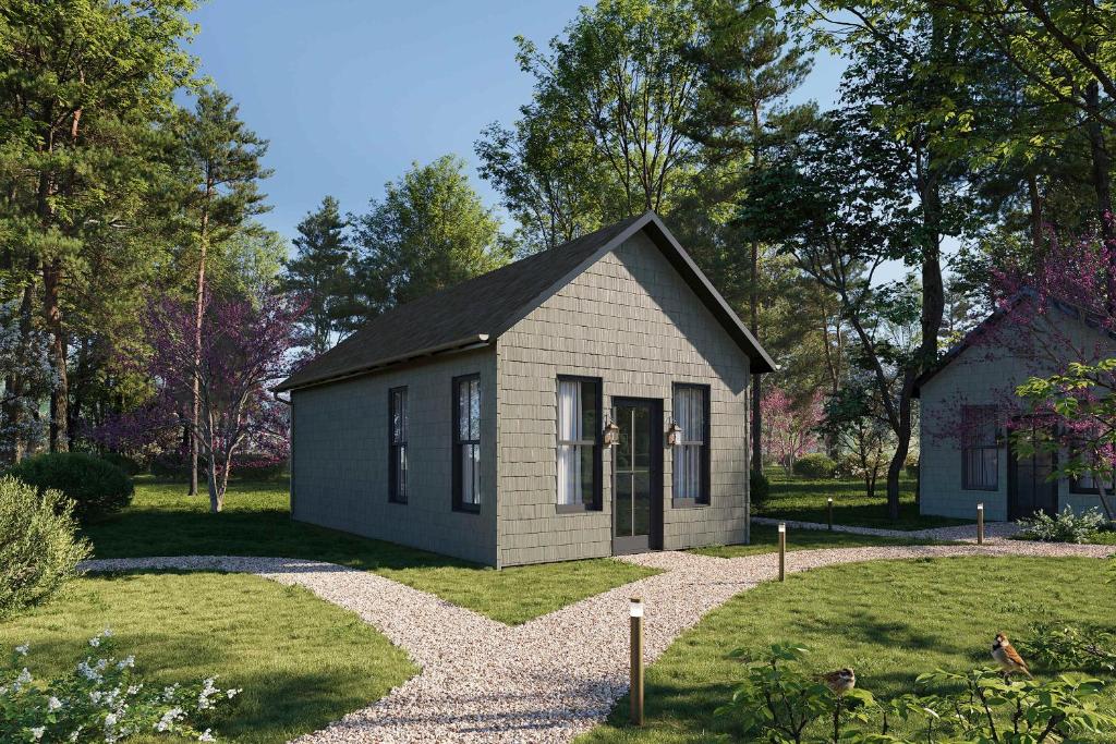 Budova, kde se vila nachází