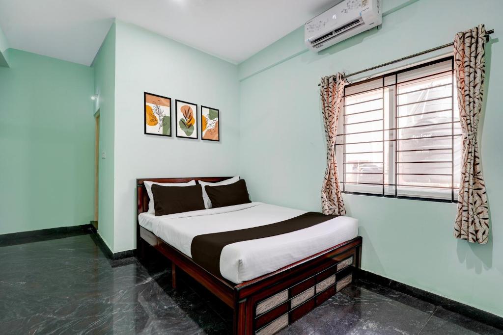 Ένα ή περισσότερα κρεβάτια σε δωμάτιο στο Super Hotel O Nature Comforts