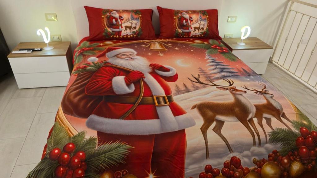 Giường trong phòng chung tại DV House Via toledo QuartieriSpagnoli