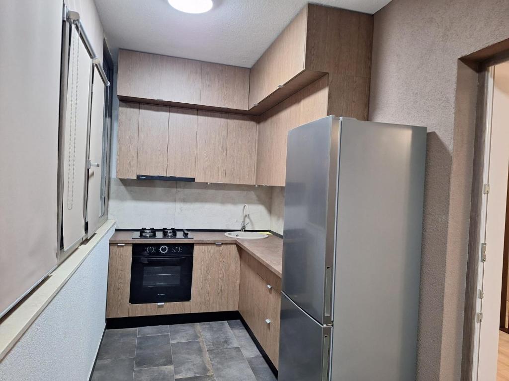 Η κουζίνα ή μικρή κουζίνα στο MC House