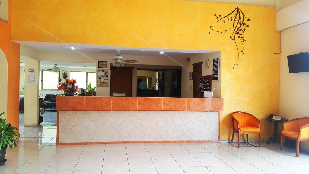 Vstupní hala nebo recepce v ubytování Hotel El Marques