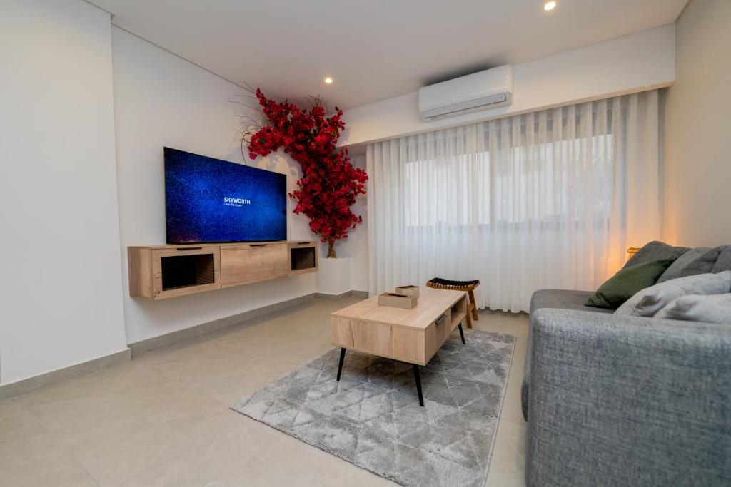 TV/trung tâm giải trí tại Maria Suites 2