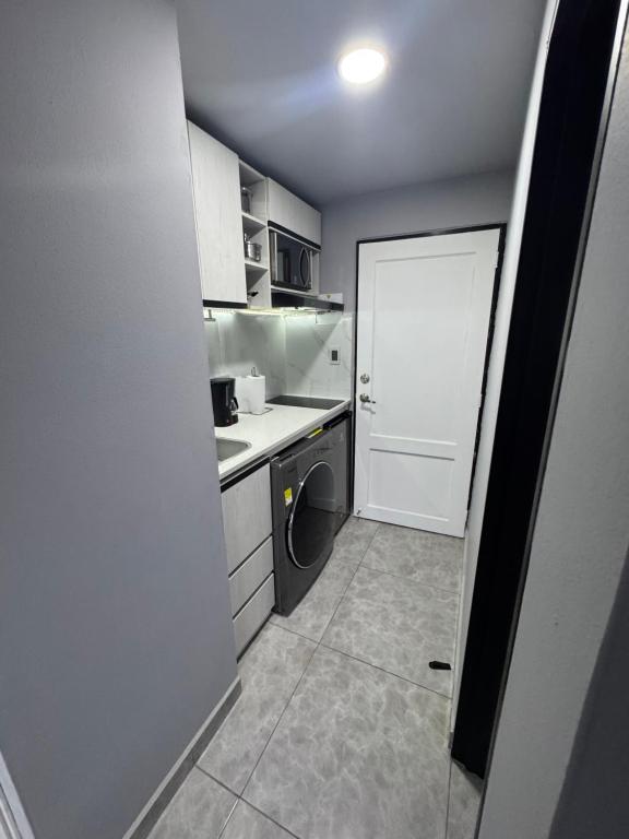 Η κουζίνα ή μικρή κουζίνα στο Apartaestudio