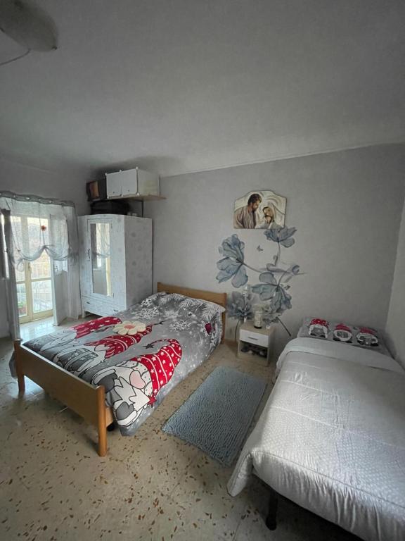 Rifugio nel cuore dell'Abruzzo客房内的一张或多张床位