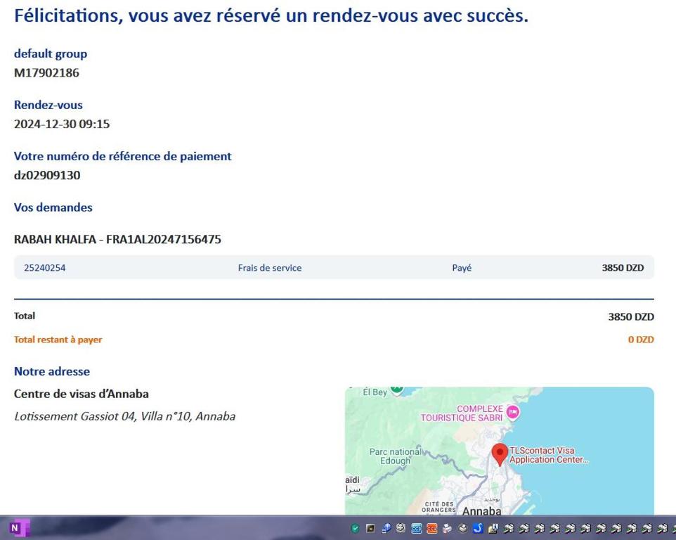 a computer screen with a map on a website at ibis in Matriouene