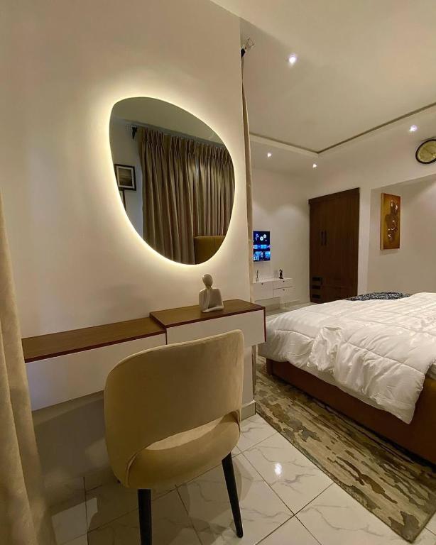 Una cama o camas en una habitación de Umba