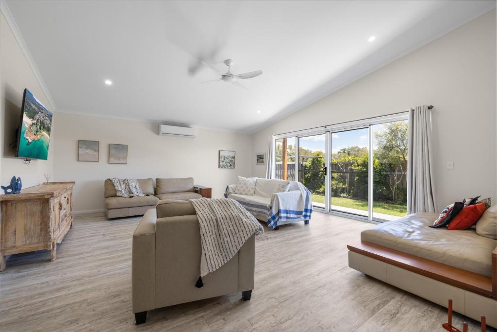 Χώρος καθιστικού στο Bluwren