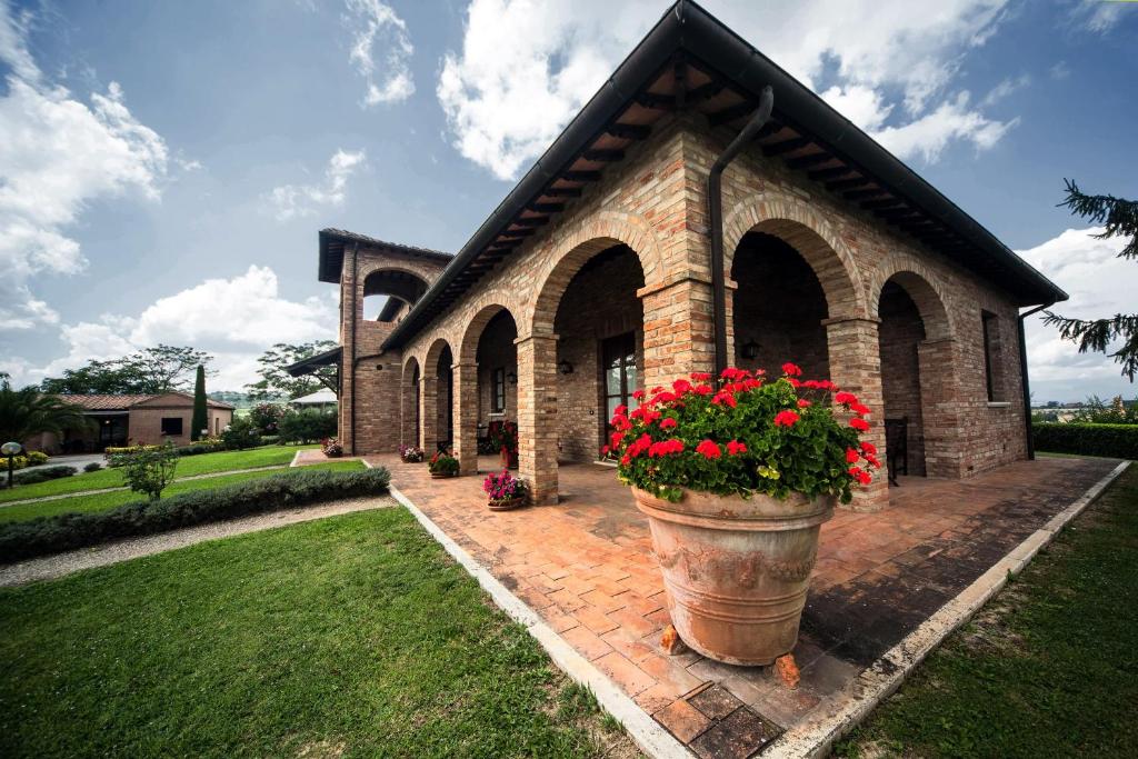 Zahrada ubytování Agriturismo Sanguineto