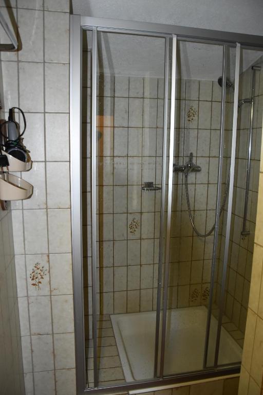 Koupelna v ubytování Cricerhaus