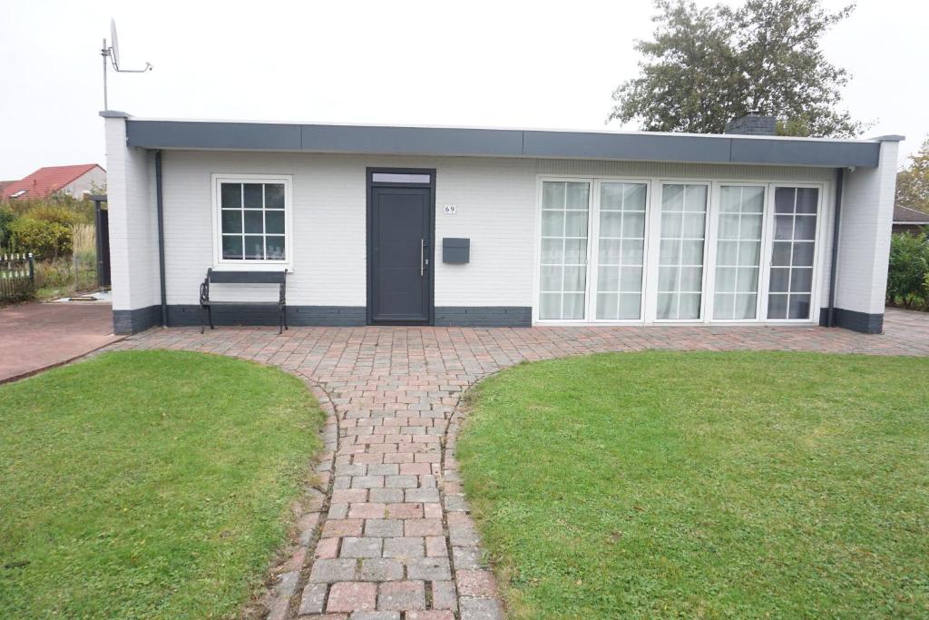 Bygningen som feriehuset ligger i