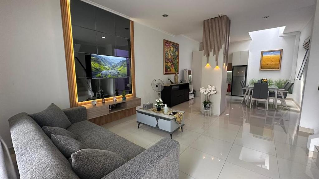 Χώρος καθιστικού στο Moses Home