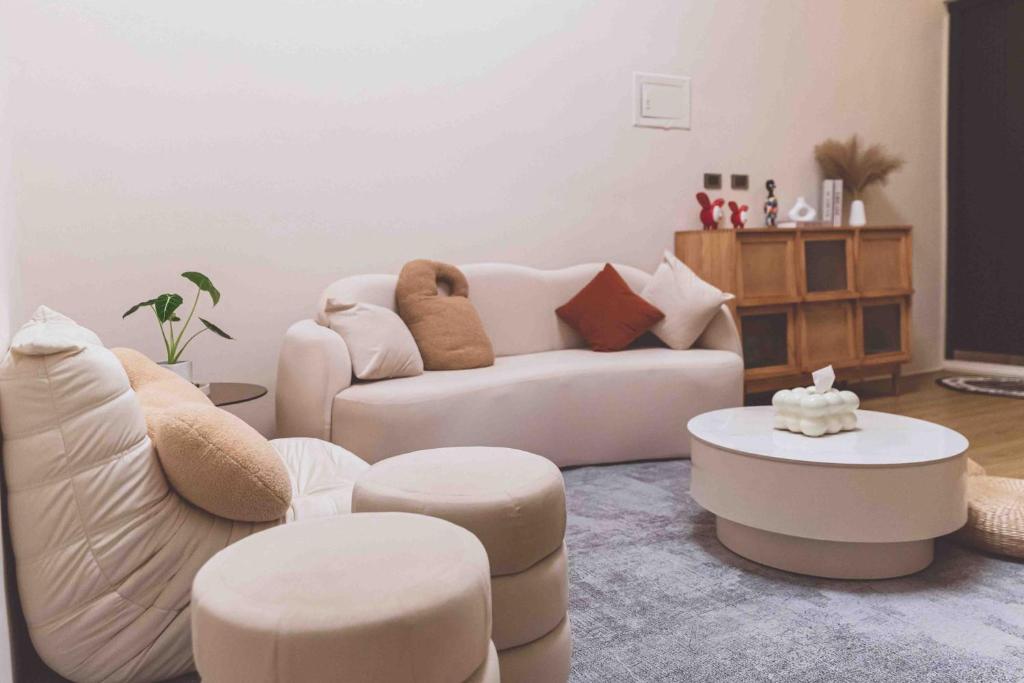 Χώρος καθιστικού στο 午木Wunu民宿