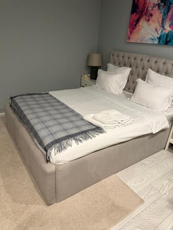 Ένα ή περισσότερα κρεβάτια σε δωμάτιο στο Premium Studio