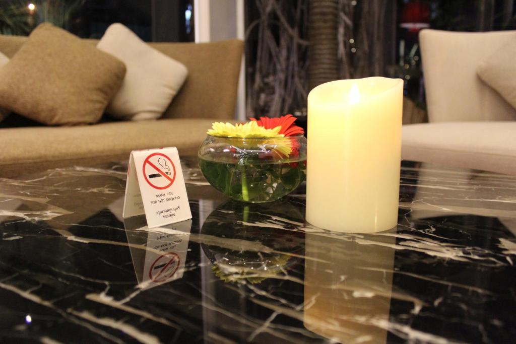 Posezení v ubytování Nova Express Pattaya Hotel