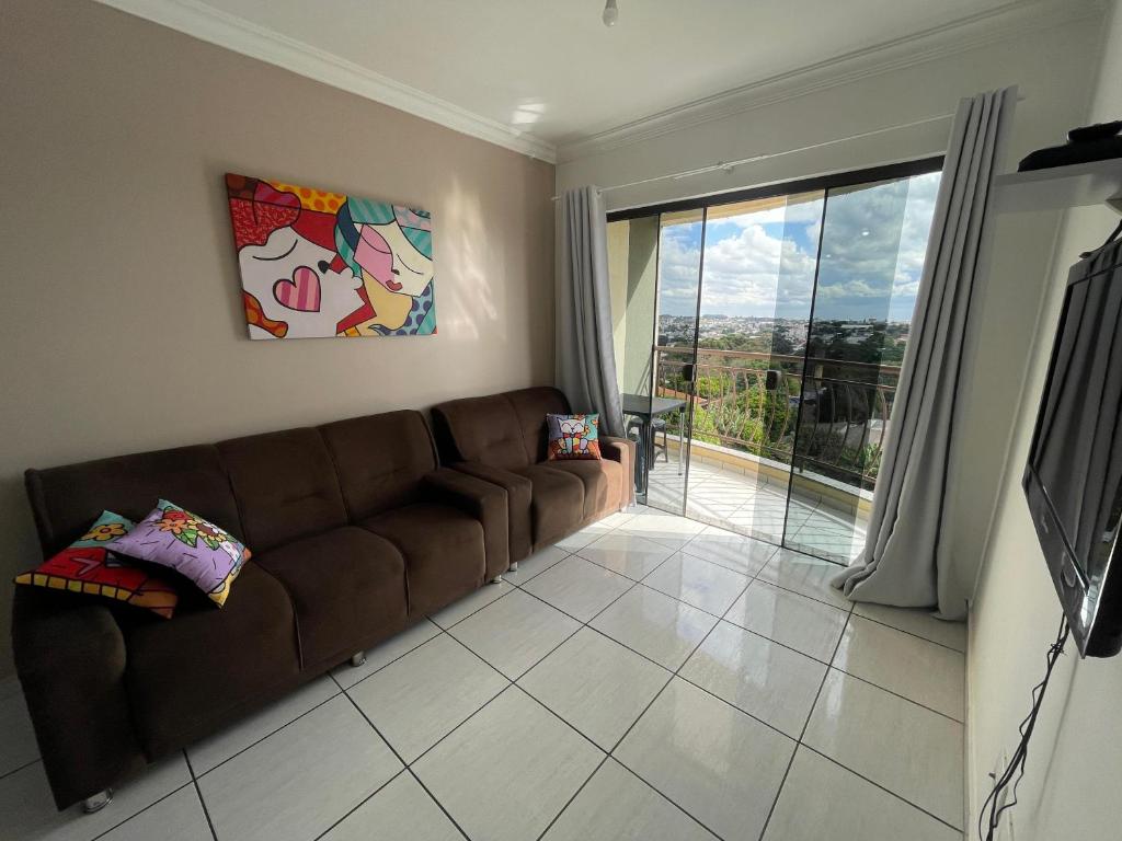 Posezení v ubytování Apartamento Luzza - 2 quartos