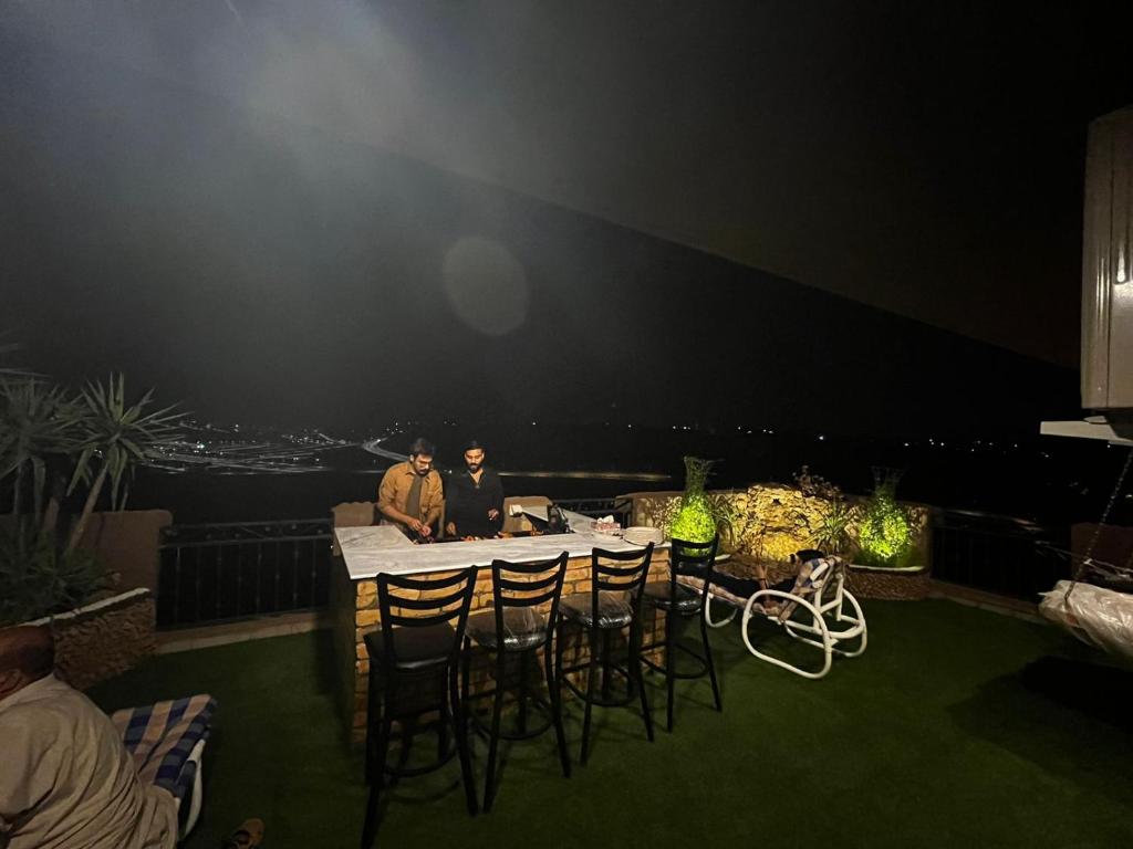 Et opholdsområde på RiverLoft penthouse