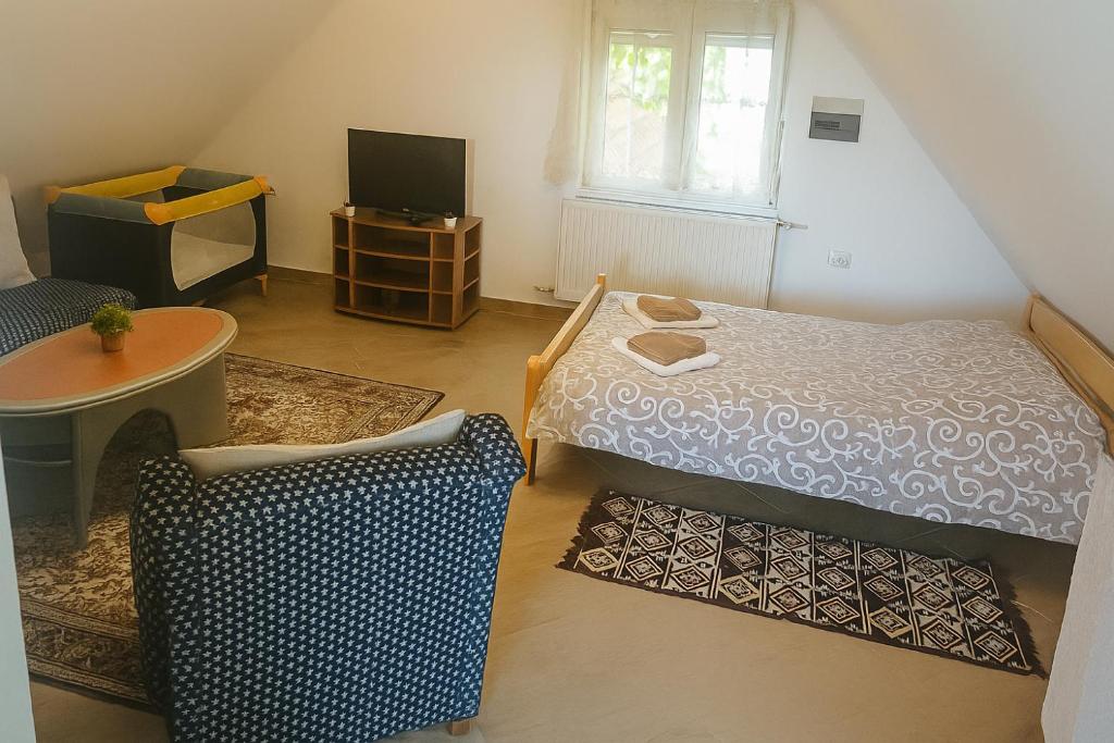 Кровать или кровати в номере SIMIĆ planinska kuća