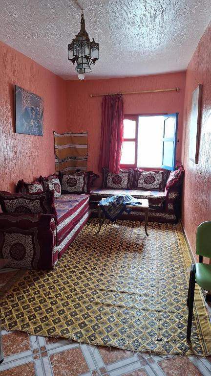 Χώρος καθιστικού στο Banana house