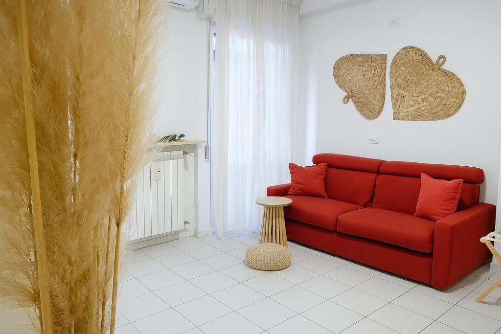 Posezení v ubytování Casa Emmeti